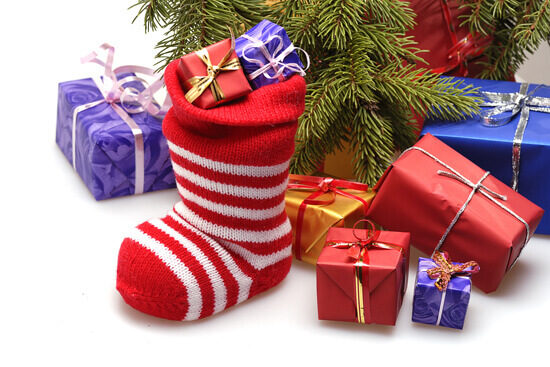 christmas-stocking-and-present